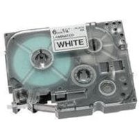 Original Brother P-Touch TZE211 6mm Gloss Tape - Black on White