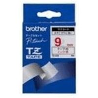 Original Brother P-Touch TZE222 9mm Gloss Tape - Red on White