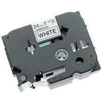 Original Brother P-Touch TZE251 24mm Gloss Tape - Black on White