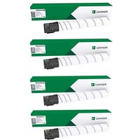 Original Lexmark 76C00K0 Toner Value Pack (B/C/M/Y)