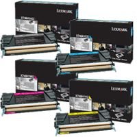 Original Lexmark X746 Return Programme Toner Value Pack B/C/M/Y