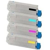 Original Oki 4539620P High Capacity Toner Value Pack (B/C/M/Y)