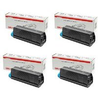 Original Oki 4332442X Toner Value Pack (B/C/M/Y)