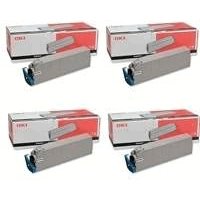 Original Oki (OKIC9200PACK) B/C/M/Y Toner Value Pack
