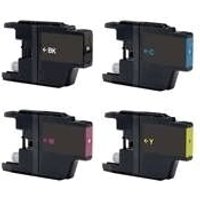 Compatible Brother LC1240 B/C/ M/Y Ink Cartridge Multipack