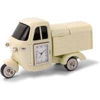 Designer Tischuhr Arpe Beige aus Metall