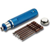 Modellbau Präzisionsschraubendreher mit 6 Bits aus Metall