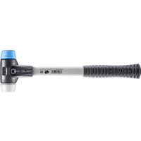 HALDER SIMPLEX Schonhammer Ø 30 mm TPE-soft blau / Superplastik mit verstärktem Tempergussgehäuse und Fiberglasstiel