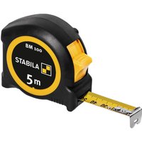 STABILA Taschenbandmaß 5 m metrische 1000-er Skala BM 100
