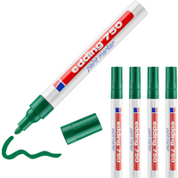 5 x edding 750 Lackmarker grün im Set