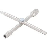 BGS 8448 Sanitär-Kreuzschlüssel mit 10 Funktionen