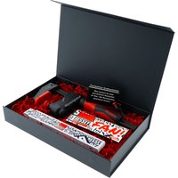 BESSEY Geschenkbox Gearklamp GK15 mit Gravur inkl. Clippix XC1 Federzwinge & Zollstock | Exklusives personalisiertes Handwerker Geschenk