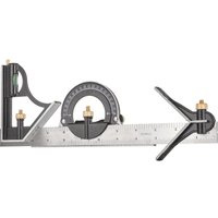 Toolchestde 23% Rabatt 4in1 Kombinationswinkel 300 mm mit Zubehör