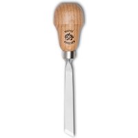 KIRSCHEN Kerbschnitzbeitel mit Rotbuchenheft 6 mm Stich 1 schräg Birnenform 5602006