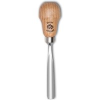 KIRSCHEN Kerbschnitzbeitel mit Rotbuchenheft 2 mm Stich 6 gerade flache Höhlung Birnenform 5606002