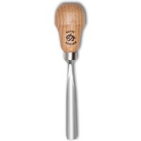 KIRSCHEN Kerbschnitzbeitel mit Rotbuchenheft 6 mm Stich 10 gerade tiefe Höhlung Birnenform 5610006