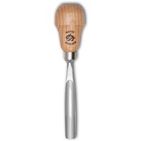 KIRSCHEN Kerbschnitzbeitel mit Rotbuchenheft 2 mm Stich 10 gebogen tiefe Höhlung Birnenform 5619002