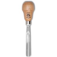 KIRSCHEN Kerbschnitzbeitel mit Rotbuchenheft 6 mm Stich 39 gebogen V-förmige Schneide Birnenform 5640006
