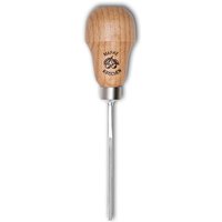 KIRSCHEN Kerbschnitzbeitel mit Rotbuchenheft 2 mm Stich 11 gerade tiefrunde Höhlung Birnenform 5647002