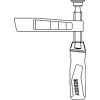 BESSEY Unterteil kpl. TG m. 2K-Griff (Auslad. 120 mm)