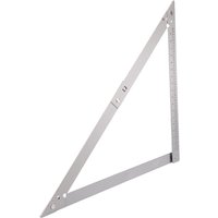 Bauwinkel klappbar 600 mm / 60 cm | Winkeldreieck aus Aluminium für exakte 90° und 45° Winkel mit Tasche