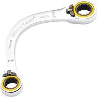 Draper Expert Hi Torq Double Ring Ratchet Half Moon Spanner 10mm x 12mm Draper Expert Hi Torq Double Ring Ratchet Half Moon Spanner 10mm x 12mm