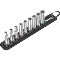 9 Piece 1 4" Drive Deep Hexagon Socket Set on Belt