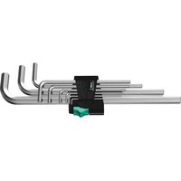 SM N 9 Piece Chrome Plated Hex Key Set