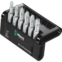 6 Piece Mini Check Pozi Screwdriver Bit Set