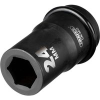Draper Expert 1" Drive Deep Hexagon Impact Socket Metric 1" 24mm Draper Expert 1" Drive Deep Hexagon Impact Socket Metric 1" 24mm