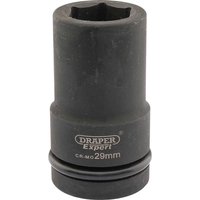 Draper Expert 1" Drive Deep Hexagon Impact Socket Metric 1" 29mm Draper Expert 1" Drive Deep Hexagon Impact Socket Metric 1" 29mm
