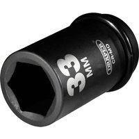 Draper Expert 1" Drive Deep Hexagon Impact Socket Metric 1" 33mm Draper Expert 1" Drive Deep Hexagon Impact Socket Metric 1" 33mm