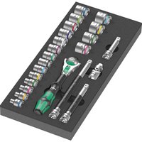 9721 Zyklop 23 Piece 3 8" Drive Socket Set Foam Insert Tray