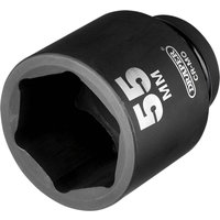 Draper Expert 1" Drive Deep Hexagon Impact Socket Metric 1" 55mm Draper Expert 1" Drive Deep Hexagon Impact Socket Metric 1" 55mm