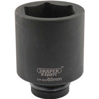 Draper Expert 1" Drive Deep Hexagon Impact Socket Metric 1" 65mm Draper Expert 1" Drive Deep Hexagon Impact Socket Metric 1" 65mm