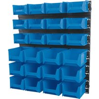 Draper Wall Storage Unit with 24 Bins Small / Medium Draper Wall Storage Unit with 24 Bins Small / Medium