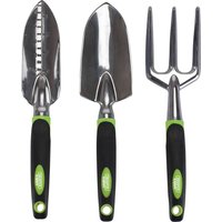 Draper Expert 3 Piece Aluminium Garden Hand Fork and Trowel Set Draper Expert 3 Piece Aluminium Garden Hand Fork and Trowel Set