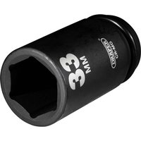Draper Expert 3/4" Drive Deep Hexagon Impact Socket Metric 3/4" 33mm Draper Expert 3/4" Drive Deep Hexagon Impact Socket Metric 3/4" 33mm