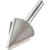 Trend Bevel Cutter No Bearing Router Cutter 28mm 28mm 1/4" Trend Bevel Cutter No Bearing Router Cutter 28mm 28mm 1/4"