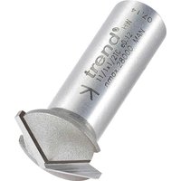 Trend Chamfer V Groove Router Cutter 21.5mm 5.5mm 1/2" Trend Chamfer V Groove Router Cutter 21.5mm 5.5mm 1/2"