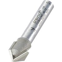 Trend Chamfer V Groove Router Cutter 9.5mm 5mm 1/4" Trend Chamfer V Groove Router Cutter 9.5mm 5mm 1/4"