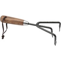 Draper Carbon Steel Heavy Duty Hand Cultivator Ash Handle Draper Carbon Steel Heavy Duty Hand Cultivator Ash Handle
