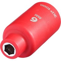 Draper XP1000 3/8" Drive VDE Insulated Hexagon Socket 3/8" 6mm Draper XP1000 3/8" Drive VDE Insulated Hexagon Socket 3/8" 6mm