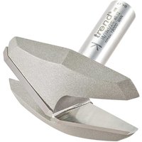 Trend Large Bevel Panel Raiser Router Cutter 67.7mm 16mm 1/2" Trend Large Bevel Panel Raiser Router Cutter 67.7mm 16mm 1/2"