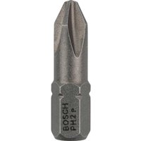 Bosch Extra Hard Phillips Screwdriver Bits PH2 25mm Pack of 25