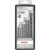 Bosch 7 Piece Silver Percussion Masonry Drill Bit Set