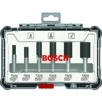 PRO 6 Piece 1 4" Router Bit Set