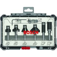 PRO 6 Piece Trim Edging 1 4" Shank Router Bit Set