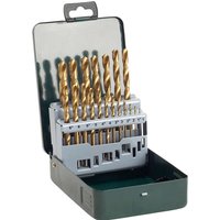 19 Piece HSS Titanium Drill Bit Set
