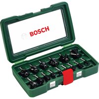 15 Piece 8mm Shank Router Bit Set